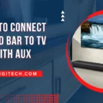 How to connect sound bar to tv with aux