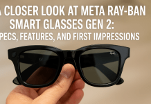 A Closer Look at Meta Ray-Ban Smart Glasses Gen 2: Specs, Features, and First Impressions Meta Ray-Ban Smart Glasses Gen 2